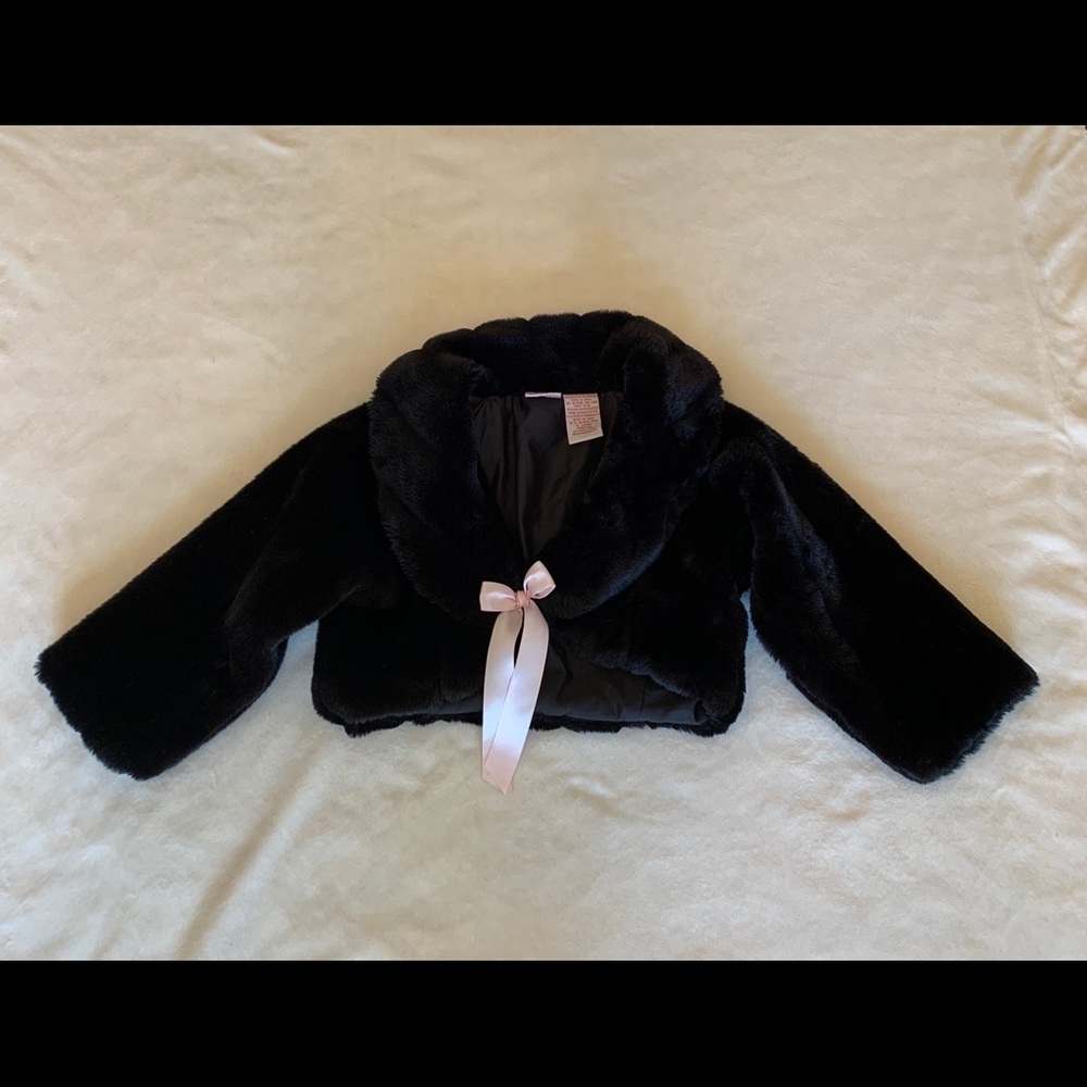 Girl’s Furry Bolero Jacket